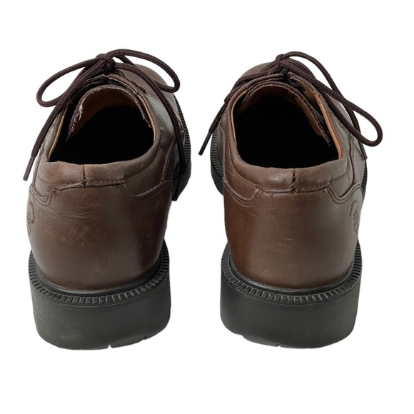 Timberland Mens Size 7.5M Brown Leather Smart Comfort System Casual Oxford Shoes - Picture 4 of 9